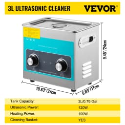 SucceBuy 3L 6L 10L 15L 22L 30L Electric Ultrasonic Cleaner Portable Washing Machine Lave-Dishes Ultrasound Home Office Appliance