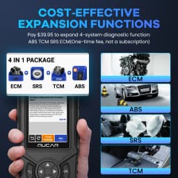 MUCAR CDE900 OBD2 Diagnostic Tool 32GB Scanner Brake Airbag Transmission Engine Diagnosis Code Reader
