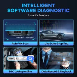 MUCAR CDE900 OBD2 Diagnostic Tool 32GB Scanner Brake Airbag Transmission Engine Diagnosis Code Reader