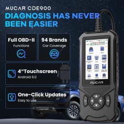 MUCAR CDE900 OBD2 Diagnostic Tool 32GB Scanner Brake Airbag Transmission Engine Diagnosis Code Reader