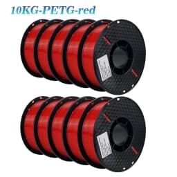 KINGROON 10KG PLA Filament PETG 3D Filament 1.75mm For 3D Printer Filament 10 Rolls/Set Mixed Colors and Materials FDM Printing Fast Ship