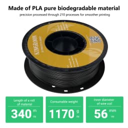 KINGROON 10KG PLA Filament PETG 3D Filament 1.75mm For 3D Printer Filament 10 Rolls/Set Mixed Colors and Materials FDM Printing Fast Ship