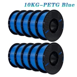 KINGROON 10KG PLA Filament PETG 3D Filament 1.75mm For 3D Printer Filament 10 Rolls/Set Mixed Colors and Materials FDM Printing Fast Ship