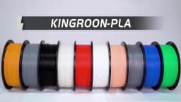 KINGROON 10KG PLA Filament PETG 3D Filament 1.75mm For 3D Printer Filament 10 Rolls/Set Mixed Colors and Materials FDM Printing Fast Ship