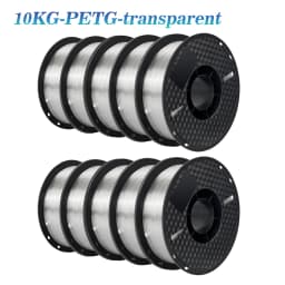 KINGROON 10KG PLA Filament PETG 3D Filament 1.75mm For 3D Printer Filament 10 Rolls/Set Mixed Colors and Materials FDM Printing Fast Ship