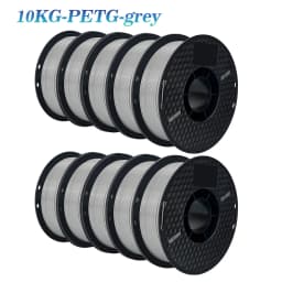 KINGROON 10KG PLA Filament PETG 3D Filament 1.75mm For 3D Printer Filament 10 Rolls/Set Mixed Colors and Materials FDM Printing Fast Ship
