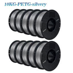 KINGROON 10KG PLA Filament PETG 3D Filament 1.75mm For 3D Printer Filament 10 Rolls/Set Mixed Colors and Materials FDM Printing Fast Ship