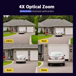 ANNKE 4K 4X ZOOM Smart Dual Light Varifocal Network Camera IP Camera IP67 Human Vehicle Detection 8MP Smart Home Cam
