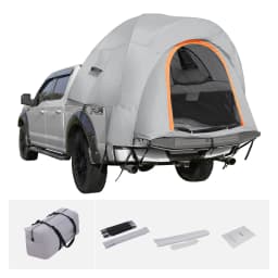 SucceBuy SUV Camping Tent, 8'-8' SUV Tent Attachment for Camping with Rain Layer and Carry Bag, PU2000mm Double Layer Truck Tent