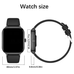 Smart Watch Wireless Calling/Dial Multi-Sport Mode Info Reminder Various APP Compatible for iPhone Android