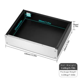 Nobsound HiFi Aluminum Amplifier Case Metal Case DIY Amplifier Chaissis Enclosure