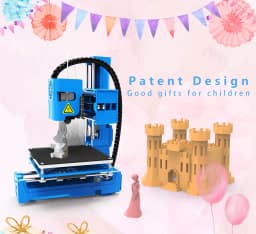EasyThreed Small 3D Printer K9 10*10cm Supper Mini Desktop No Heated Bed One-Key Printing with TF Card 3D Printer Machine