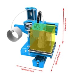 EasyThreed Small 3D Printer K9 10*10cm Supper Mini Desktop No Heated Bed One-Key Printing with TF Card 3D Printer Machine