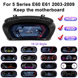 Navigital 11''inch Lcd Dashboard For BMW 3 Series E90 E91 E92 2005-2012 Years Support Carplay Panel Virtuele Cockpit Speedometer
