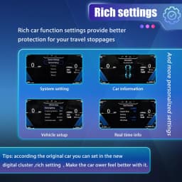 Navigital 11''inch Lcd Dashboard For BMW 3 Series E90 E91 E92 2005-2012 Years Support Carplay Panel Virtuele Cockpit Speedometer