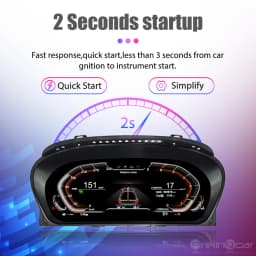 Navigital 11''inch Lcd Dashboard For BMW 3 Series E90 E91 E92 2005-2012 Years Support Carplay Panel Virtuele Cockpit Speedometer