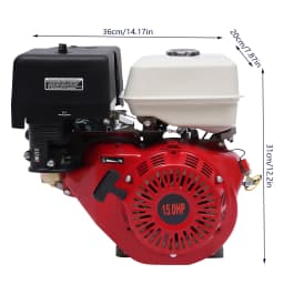 4 Stroke Gasoline Engine 15HP Low Noise Gas Powered Portable Generator 9.7KW for water Pumps and Vibrators