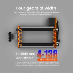 ACMER M2 Laser Rotary Roller Laser Engraver Y-axis Rotary Roller For Laser Cutting Machines Engraving Cylindrical Objects Cans