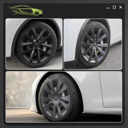 4PCS Design For TESLA Model 3 2017-2023 18 Inch Arachnid Style Wheel Cover Hubcaps Cap Only For Model 3 Wheel Cover Accessories