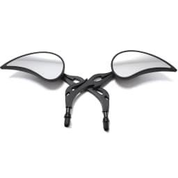 M8 Motorcycle Teardrop Custom Rearview Side Mirrors for Harley Touring Sportster Road King Cruiser Choppers Rear View Mirrors