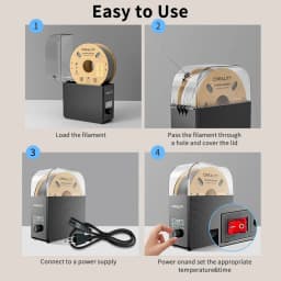 CREALITY 3D Filament Dryer Box 2.0 Upgrade Keeping Filament Dry Real-time Humidity Monitoring FDM 3D Printer Accessories