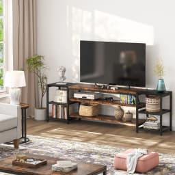 Tribesigns 78 Inch TV Stand for TVs up to 85 Inch, Media Entertainment Center Console Table, 3-Tier TV Console Table