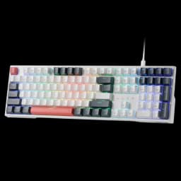Redragon K668 RGB Gaming Keyboard, 108 Keys Wired Mechanical Keyboard w/Extra 4 Hotkeys Upgraded Hot-swappable Socket,Red Switch