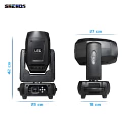SHEHDS LED Beam 150W Moving Head Light 8/18 Prism DJ Stage Disco Ball Concert Wedding Professional Show