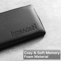 Redragon Gaming Keyboard Wrist Rest Pad, Ergonometric Soft Memory Foam Hand Support Ergonomic Anti-Slip Rubber Stable Base
