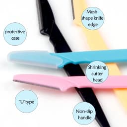 3/4/10Pcs Eyebrow Trimmer Blade Shaver Portable Face Razor Eye Brow Epilation Hair Removal Cutters Safety Razor Woman Makeup