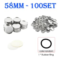 25/32/37/44/58/75mm Badge Maker Molds DIY Button Badge Maker Press Machine Interchangeable Die Mould Round Badge Punching Die