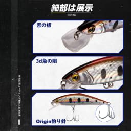 D1 D-CONTACT Sinking Minnow Lures 63mm 85mm Artificial Hard Wobblers High Quality For Bass Trout Pesca Winter Fishing Tackle