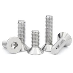 M2 M2.5 M3 M4 M5 M6 M8 304 A2 Stainless Steel Black grade 10.9 Hexagon Hex Socket Head Flat Countersunk Allen Bolt Screw