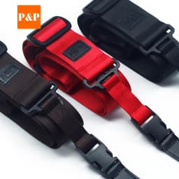 Guitar Strap Nylon Folk Electric Guitar Belt Buckle Type Genuine Leather Head