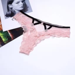 2026 Sexy Lace Panties Women Heart Low-Waist Underpant Hollow Out Thong Female Seamless Underwear Interest Lingerie