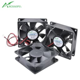 ACP8025 8cm 80mm Fan 80x80x25mm DC5V 12V 24V 2pin Cooling Fan Suitable for Chassis Power Inverter