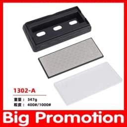 Double-Side Base Diamond Sharpening Stone Whetstone Knife Kitchen Grit Chef Knife Grinding 400/600/1000/1200 Grit Sharpener