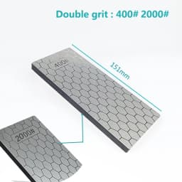 Double-Side Base Diamond Sharpening Stone Whetstone Knife Kitchen Grit Chef Knife Grinding 400/600/1000/1200 Grit Sharpener