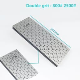 Double-Side Base Diamond Sharpening Stone Whetstone Knife Kitchen Grit Chef Knife Grinding 400/600/1000/1200 Grit Sharpener