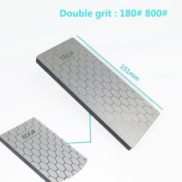 Double-Side Base Diamond Sharpening Stone Whetstone Knife Kitchen Grit Chef Knife Grinding 400/600/1000/1200 Grit Sharpener