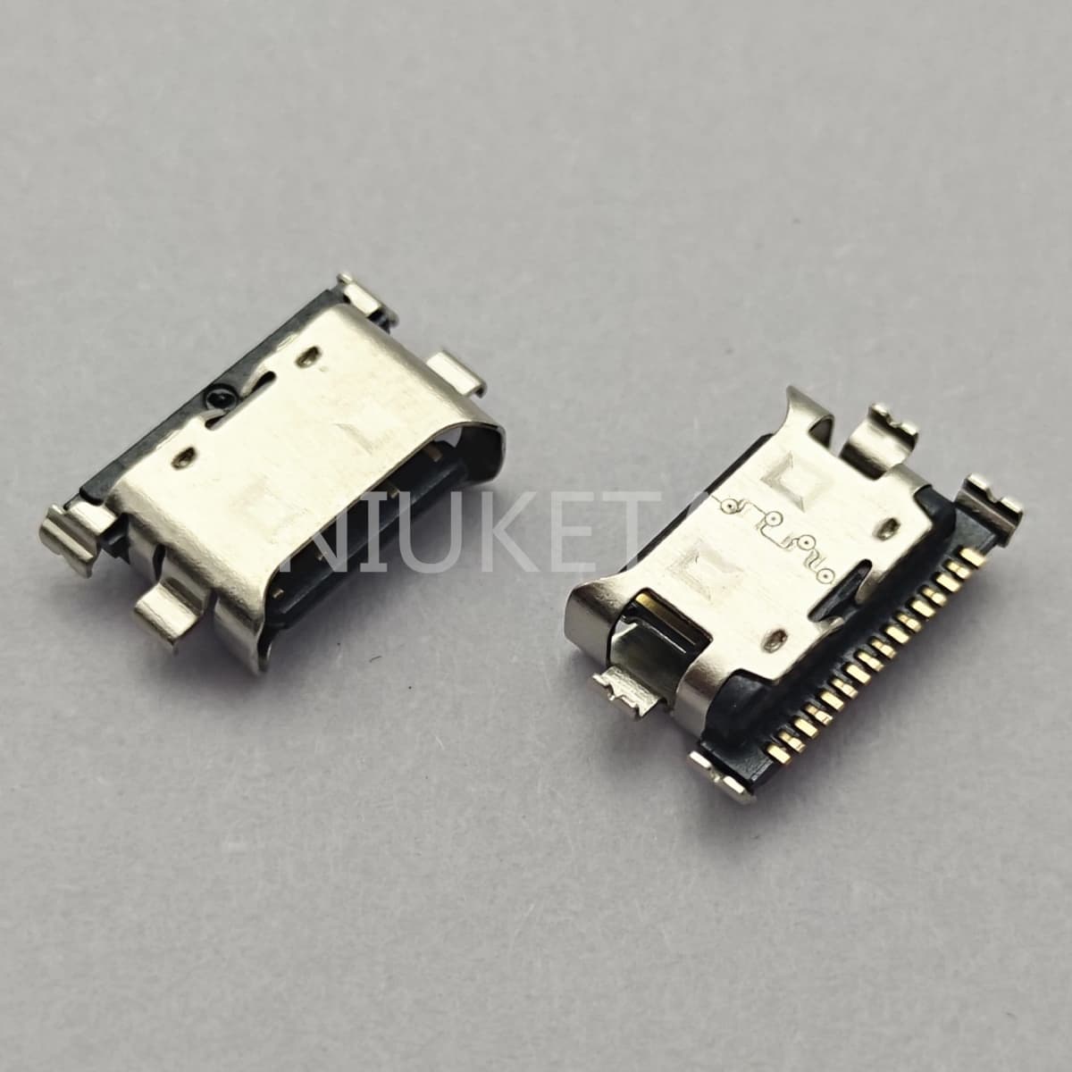 50pcs Micro USB 16pin Mini Type C Connector Mobile Charging Port For Samsung Galaxy A20 A205F Charging Tail Port Repair Parts