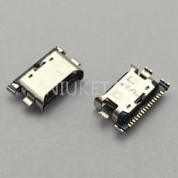 50pcs Micro USB 16pin Mini Type C Connector Mobile Charging Port For Samsung Galaxy A20 A205F Charging Tail Port Repair Parts