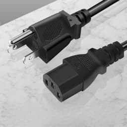 1.5m 5FT 3 Pin 60C 300V US Plug Universal Power Cord Cable For NEMA 5-15P To IEC320C13 Black PWC75A150US For 200-300W