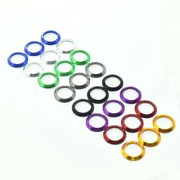 Decorative Ring Trim Ring for Fishing Rod DIY Fishing Rod Aluminum Part Repair Components Mix Size Winding Check