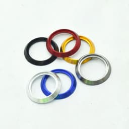 Decorative Ring Trim Ring for Fishing Rod DIY Fishing Rod Aluminum Part Repair Components Mix Size Winding Check