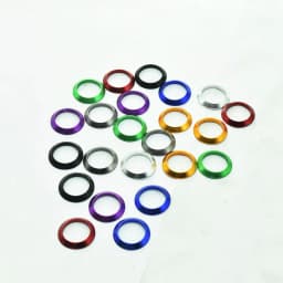 Decorative Ring Trim Ring for Fishing Rod DIY Fishing Rod Aluminum Part Repair Components Mix Size Winding Check