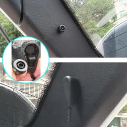 2 clips For Renault Clio Megane Scenic Laguna Modus MK1 MK2 MK3 1 2 3 Rear Boot Parcel Shelf String Hanger Brakcet 7705099001