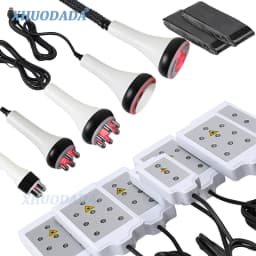 Newest 6 In 1 40K Ultrasonic Cavitation Vacuum Radio Frequency Laser 8 Pads Lipo Laser Slimming Machine for Home Use Body Shaper