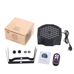 U'King 36 LEDs Par Stage Lighting Audience UV Blacklight 36W Par Lighting DJ Lights Party Light for Disco Lights Wedding Party