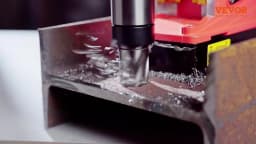SucceBuy 1300/1550W Drilling Machine Magnetic Drill Portable Electric Mag Drill Press 0-500 RPM Variable Speed for Metal Surface